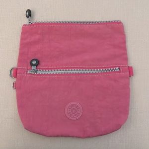 Pink Kipling Slouch Pouch